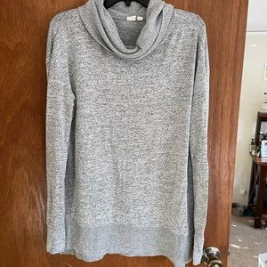 Grey Cowl Neck Sweater
